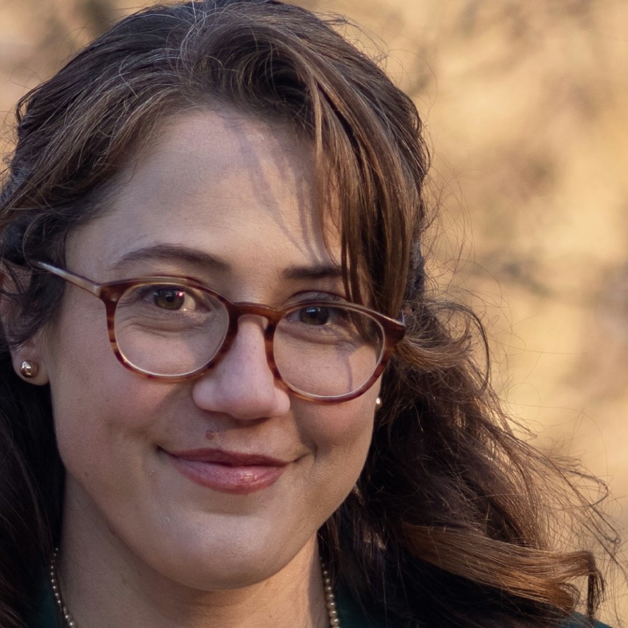 Portrait of Sara Jaeger, write-in candidate for Orange Town Council in Orange, Virginia